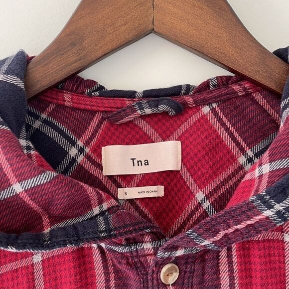 Tna Aritzia Flannel Button Down - Picture 2 of 6